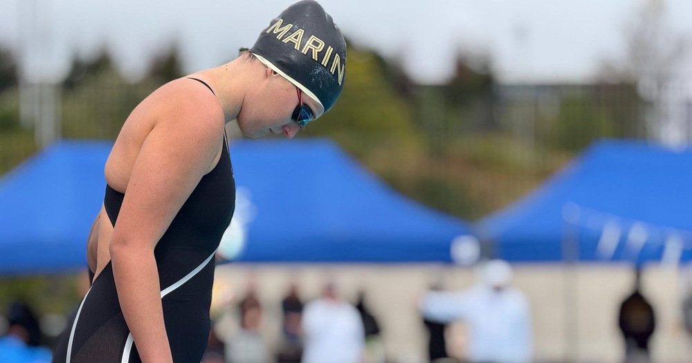 COM Swimmers Drop Major Time at Coast Conference Championships; Lentz Named Diver of the Meet